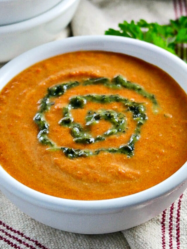 Vegan Carrot Curry Soup Recipe with Coconut Milk