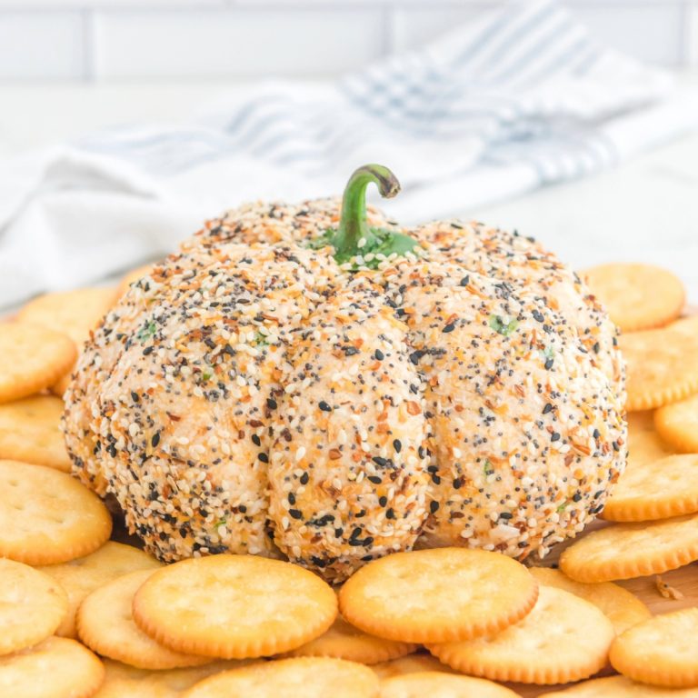 Easy Pumpkin Shaped Cheese Ball Recipe