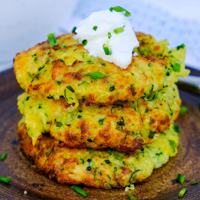 Easy Air Fryer Zucchini Fritters Recipe