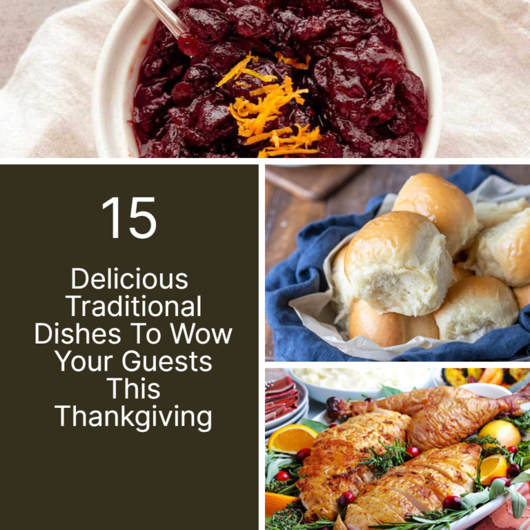 Collage of thanksigving recipes