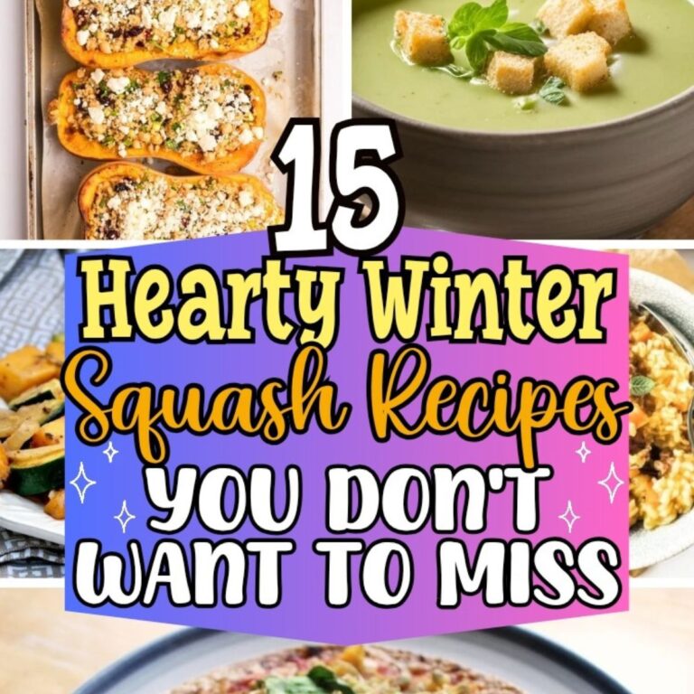 Collage of winter squash recipes.